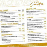 L'épée Gourmande Carte