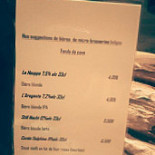 Le Binôme Gourmand Carte