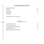 De Courant Bistro Carta