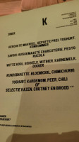 Kruidtuin menu