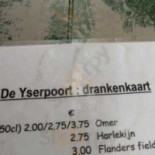 De Yserpoort Nourriture