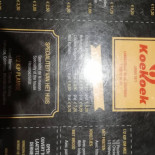 Taverne Koekoek Carte