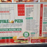 Royale Pizza Ixelles Carte