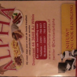 Cafetaria Alpha Carte