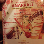 Anarkali Speisekarte