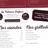 Le Grill Dufour Carte