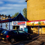 Pizza Grill Chef outside