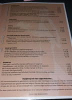 De Comptoir menu