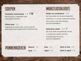 De Klimop menu