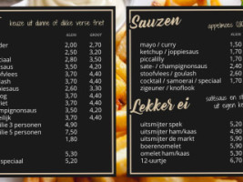 Eeterij De Markt Mierlo menu