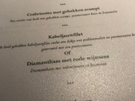 De Jonckheer Bv Ossendrecht menu