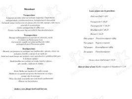 L'auberge Dam Bv Edam menu