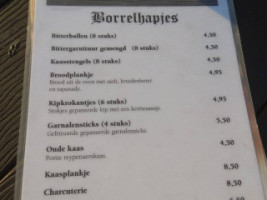 Later Aan 't Water Badhoevedorp menu