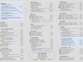 Chinees-indisch Kota-radja Grou menu