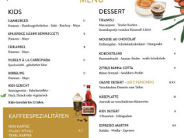 Quinty's Enzo De Koog menu