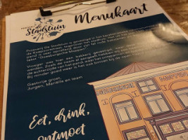 Proeverij De Stadstuin Doesburg menu