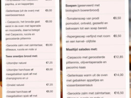 Brasserij De Bergerrie Almere menu