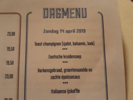 Ter Venne menu