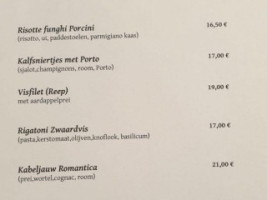 La Romantica menu