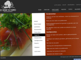 De Nieuwe Bosrand menu