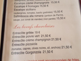 Il Siciliano menu