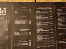 Monkeys menu