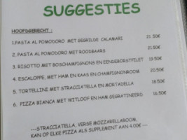 Pizzeria Dolce Italia menu