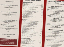 L'auberge De L'isard menu