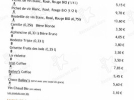 Néblon Le Bio menu