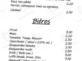 A La Nouvelle Hostellerie D'orval menu