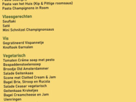 Preuverij De Kastanjeboom menu