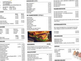 V.o.f. Cafetaria De Brugpieper menu