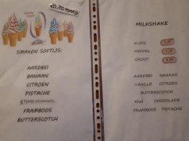 Snelbuffet Ophuis menu