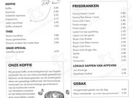 Helden Van Helden menu