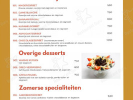 Pannenkoekenhuis Frittella menu