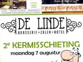 De Linde menu