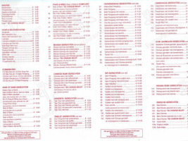 De Chinese Muur menu