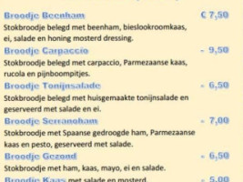 Bistrot En Passant menu