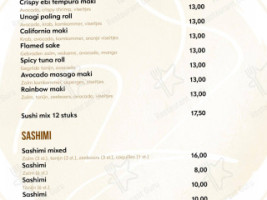 The Yellow Rabbit menu