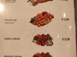 Mevlana 42 Gent menu