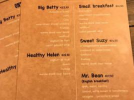 Big Betty menu