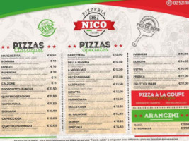 Bij Nico menu