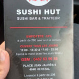 Sushi Hut Carte