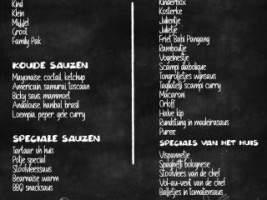 Frituur Kosters menu