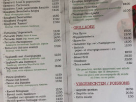 Azzuro menu