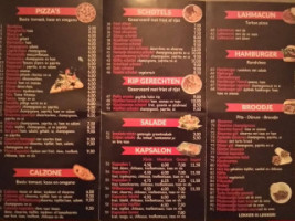 Cafetaria Gül menu