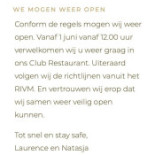 De Witte Juffer Carte