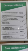 Cafetaria De Brink menu