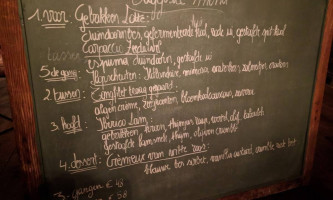 Amitie menu