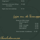 Den Gouden Appel Carte